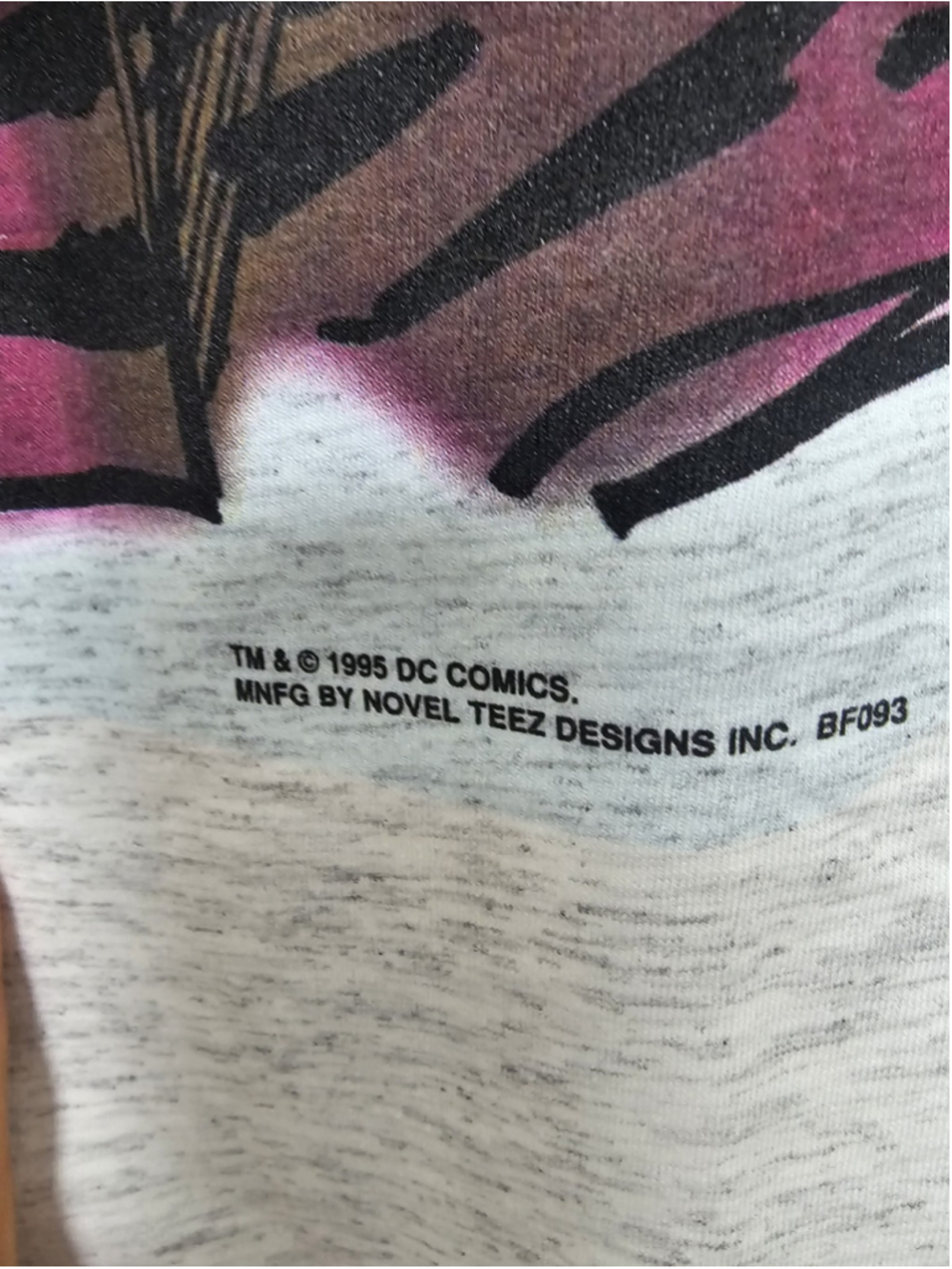 Batman Forever Riddler Jim Carrey & Two Face Vintage 1995 T-Shirt DC Comics RARE - Picture 6 of 16